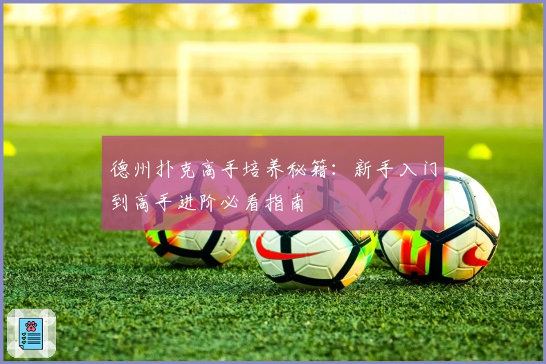 德州扑克高手培养秘籍：新手入门到高手进阶必看指南